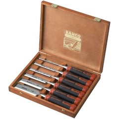 picture of a Bahco Ergo 6 Piece Splitproof Wood Chisel Set 434-S6-EUR